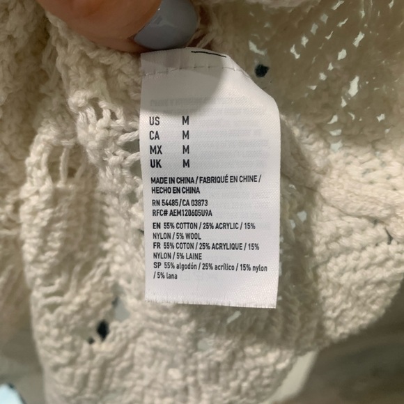 American Eagle Outfitters Crochet Knit Tank Top M - Picture 4 of 9